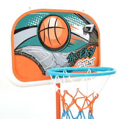 Basketbalset Draagbaar Verstelbaar 133-160 Cm