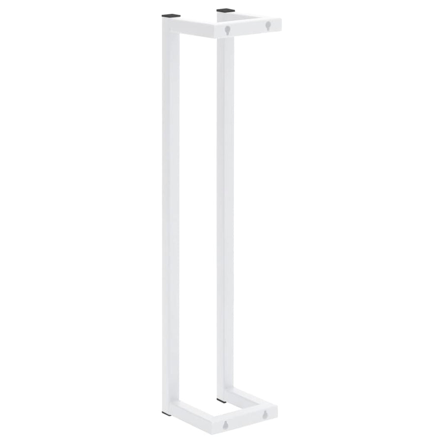 Handdoekenrek 12,5X12,5X60 Cm Staal 12.5 x 12.5 x 60 cm Wit