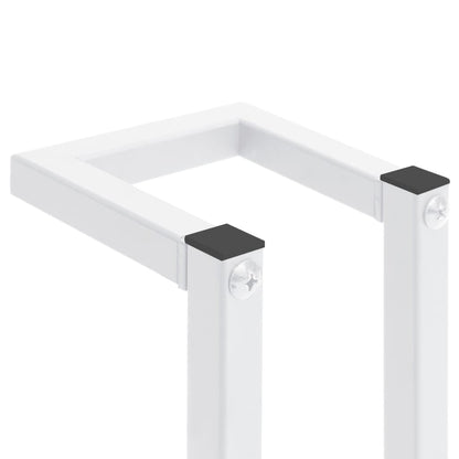 Handdoekenrek 12,5X12,5X60 Cm Staal 12.5 x 12.5 x 60 cm Wit