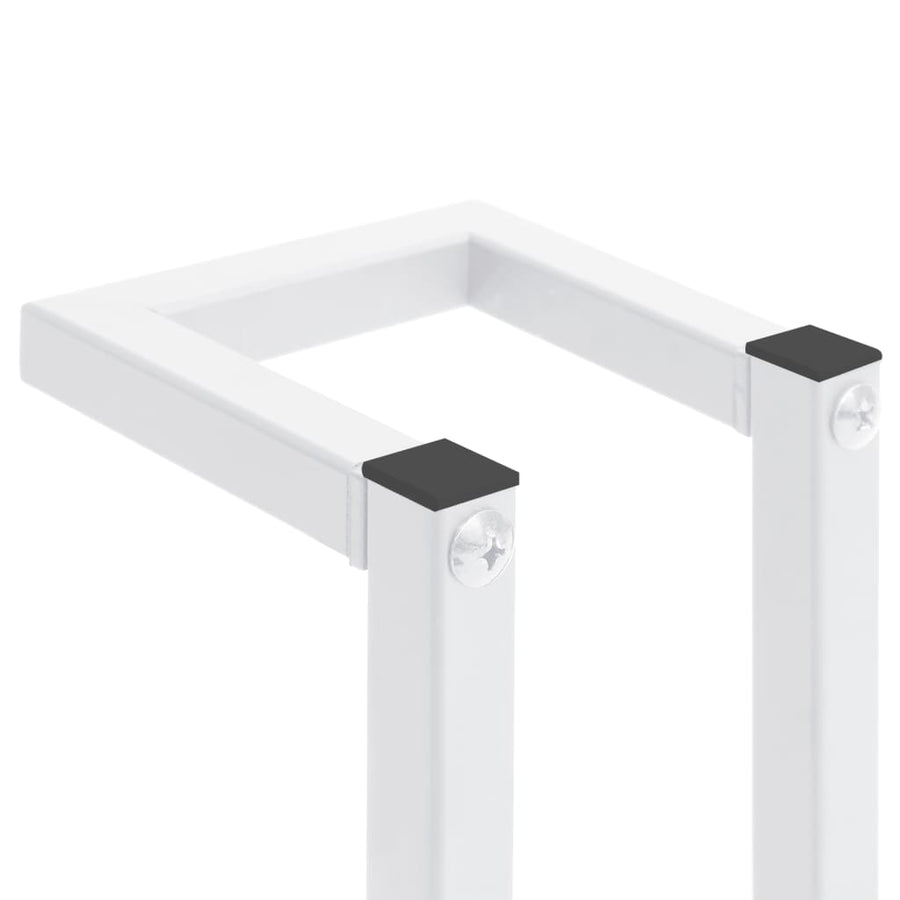 Handdoekenrek 12,5X12,5X60 Cm Staal 12.5 x 12.5 x 60 cm Wit