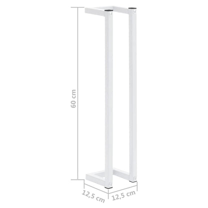 Handdoekenrek 12,5X12,5X60 Cm Staal 12.5 x 12.5 x 60 cm Wit