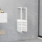 Towel rack 12.5x12.5x60 cm steel white