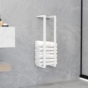 Handdoekenrek 60 cm staal wit