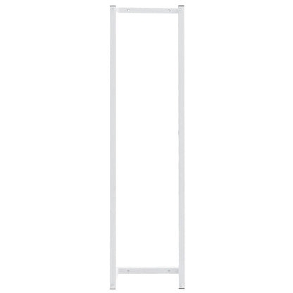 Handdoekenrek Staal 25 x 20 x 95 cm Wit