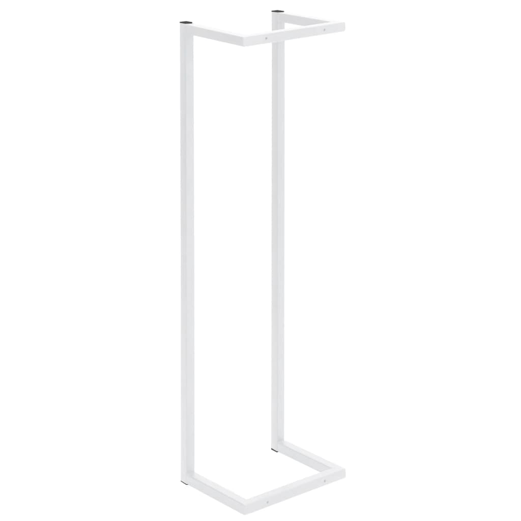 Handdoekenrek Staal 25 x 20 x 95 cm Wit