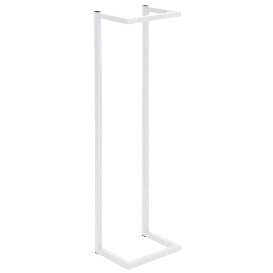 Handdoekenrek Staal 25 x 20 x 95 cm Wit