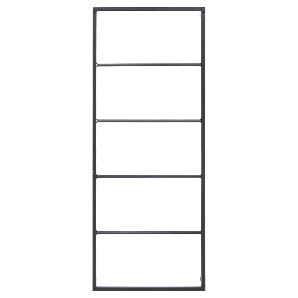 Handdoekenrek Staal 45 x 10 x 115 cm Zwart