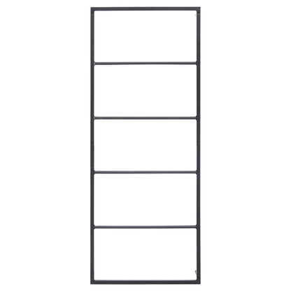 Handdoekenrek Staal 45 x 10 x 115 cm Zwart