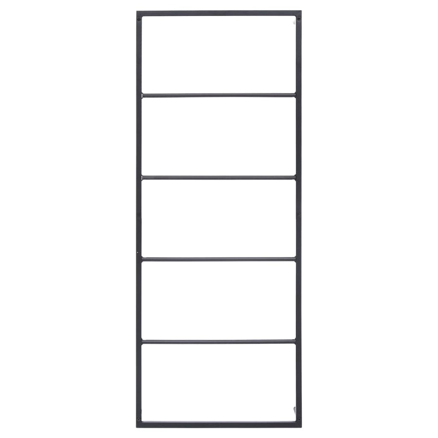 Handdoekenrek Staal 45 x 10 x 115 cm Zwart