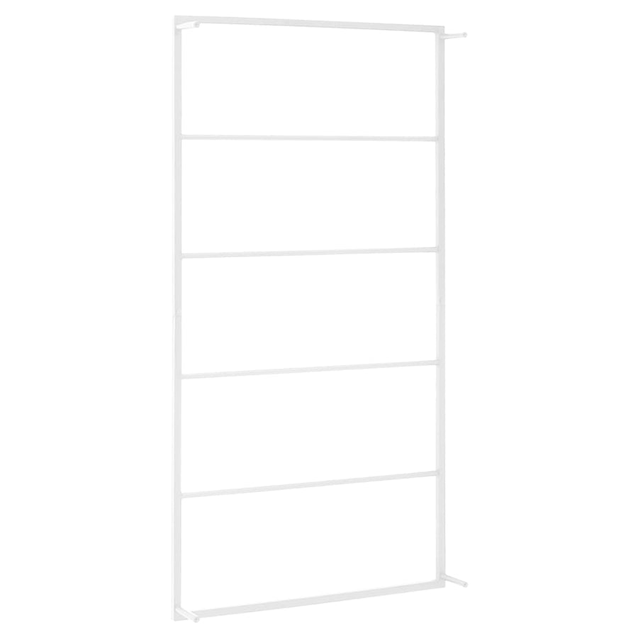 Handdoekenrek Staal 60 x 10 x 116 cm Wit