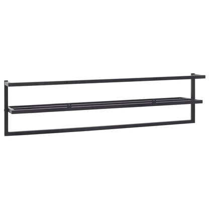 Handdoekenrek 95X25X22 Cm Ijzer Zwart