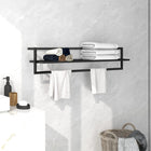 Towel Rack 95x25x22 cm Iron Black