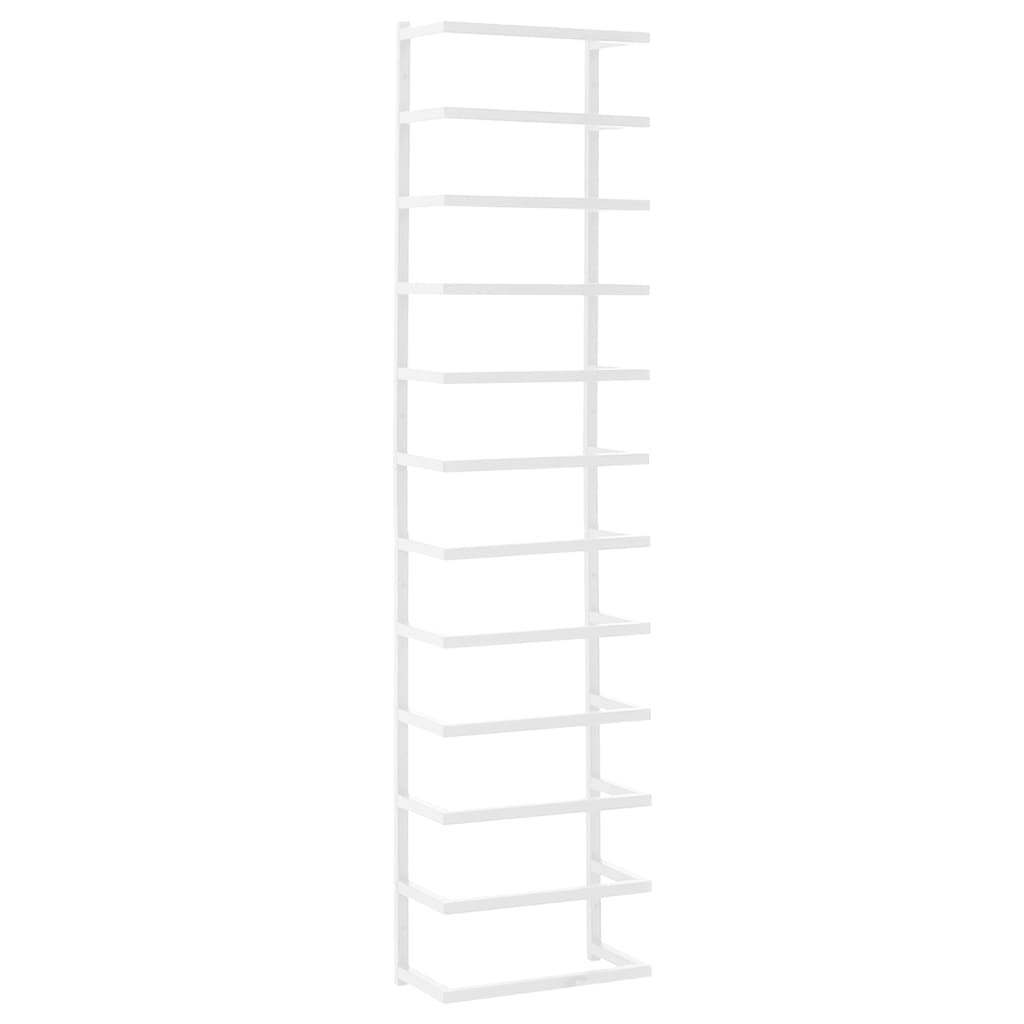 Handdoekenrek Staal 24 x 12 x 96 cm Wit