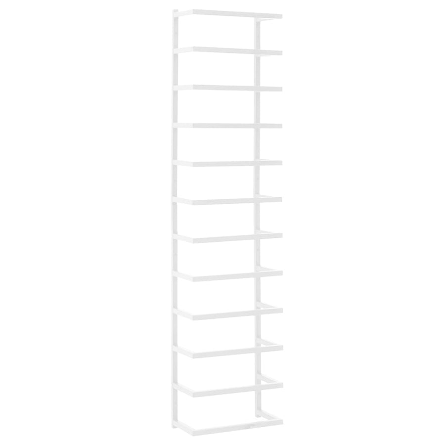 Handdoekenrek Staal 24 x 12 x 96 cm Wit