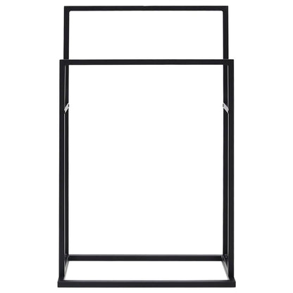 Handdoekenrek Vrijstaand 48X24X78,5 Cm Ijzer 48 x 24 x 78.5 cm Zwart