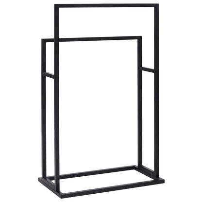 Handdoekenrek Vrijstaand 48X24X78,5 Cm Ijzer 48 x 24 x 78.5 cm Zwart