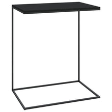 Bijzettafel Bewerkt Hout Zwart 55 x 35 x 66 cm zonder wielen