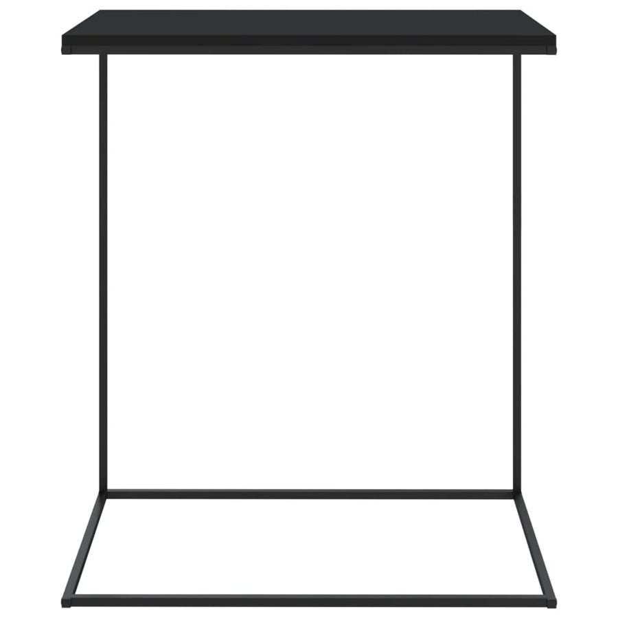 Bijzettafel Bewerkt Hout Zwart 55 x 35 x 66 cm zonder wielen