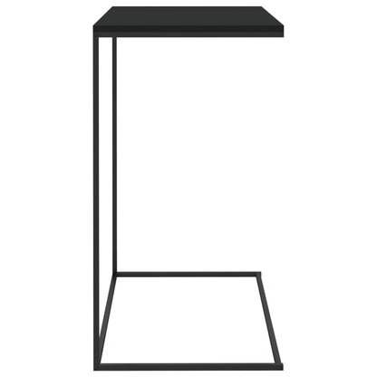 Bijzettafel Bewerkt Hout Zwart 55 x 35 x 66 cm zonder wielen