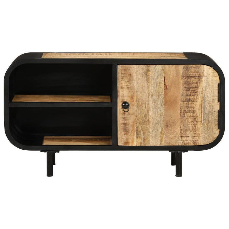 Tv-meubel 90x30x48 cm ruw mangohout