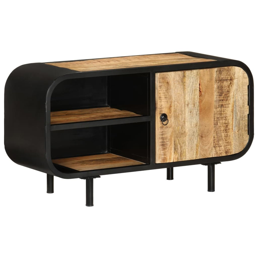 Tv-meubel 90x30x48 cm ruw mangohout