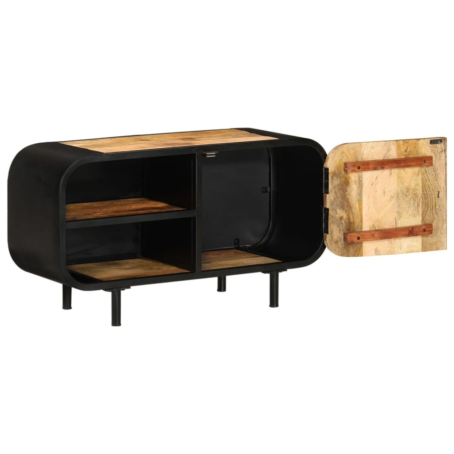 Tv-meubel 90x30x48 cm ruw mangohout