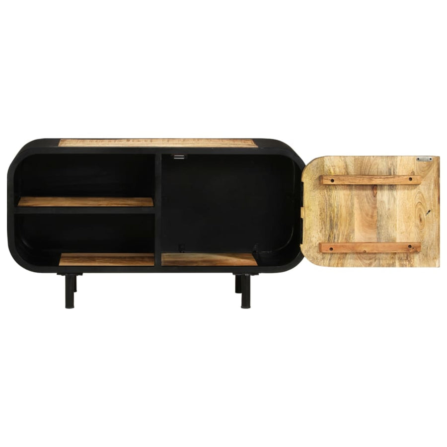 Tv-meubel 90x30x48 cm ruw mangohout