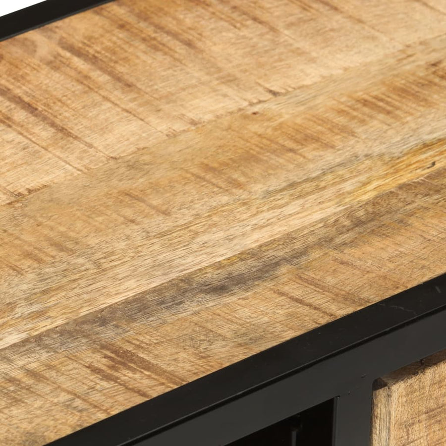 Tv-meubel 90x30x48 cm ruw mangohout