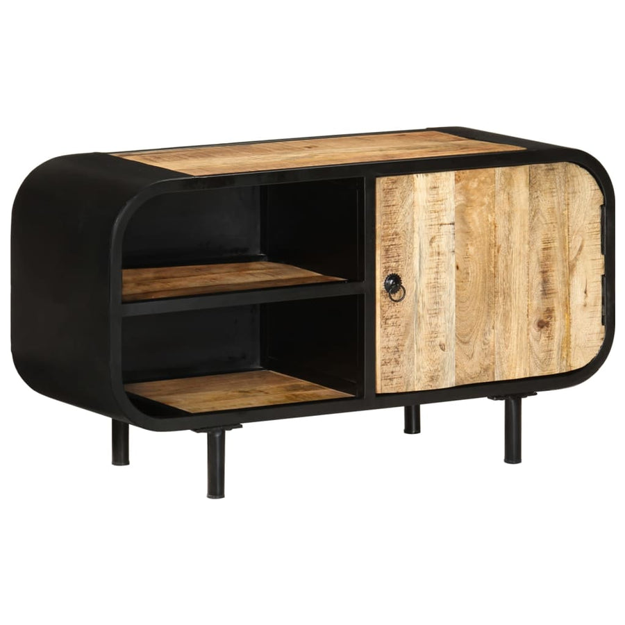 Tv-meubel 90x30x48 cm ruw mangohout