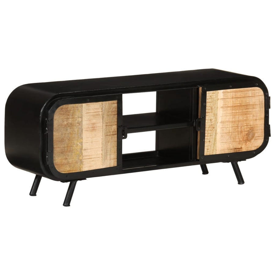 Tv-Meubel Ruw Mangohout 110 x 30 x 45 cm Bruin