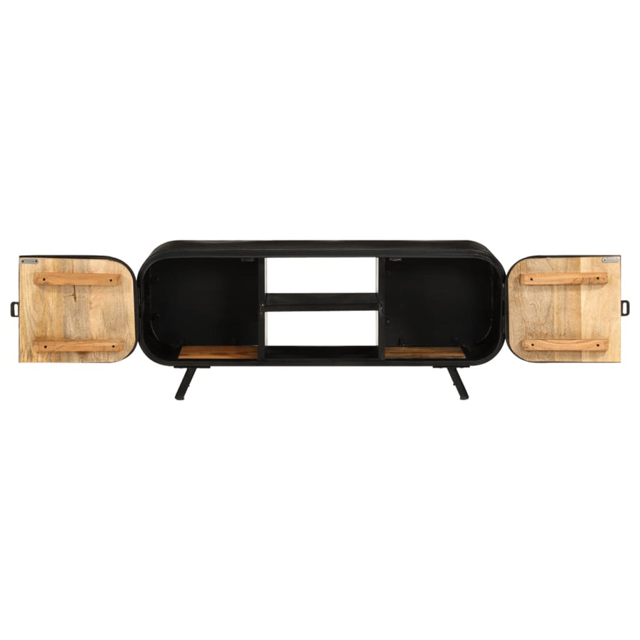 Tv-Meubel Ruw Mangohout 110 x 30 x 45 cm Bruin