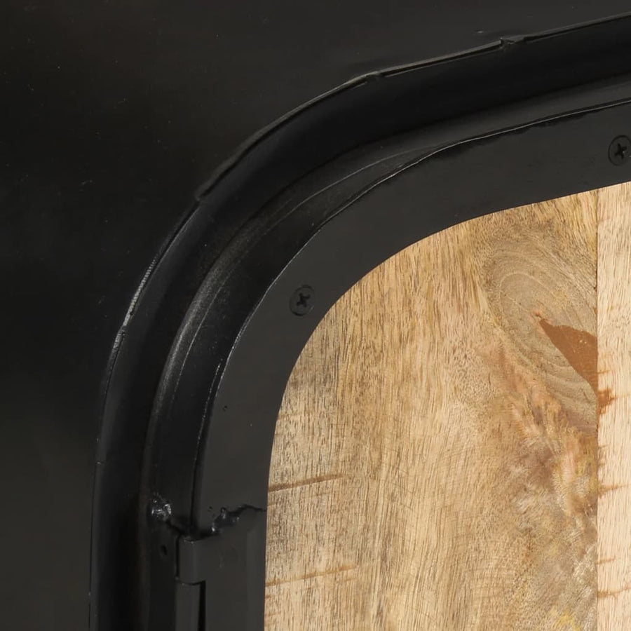 Tv-Meubel Ruw Mangohout 110 x 30 x 45 cm Bruin