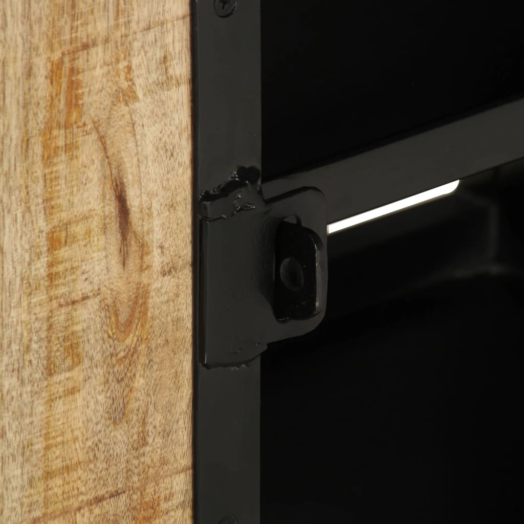 Tv-Meubel Ruw Mangohout 110 x 30 x 45 cm Bruin