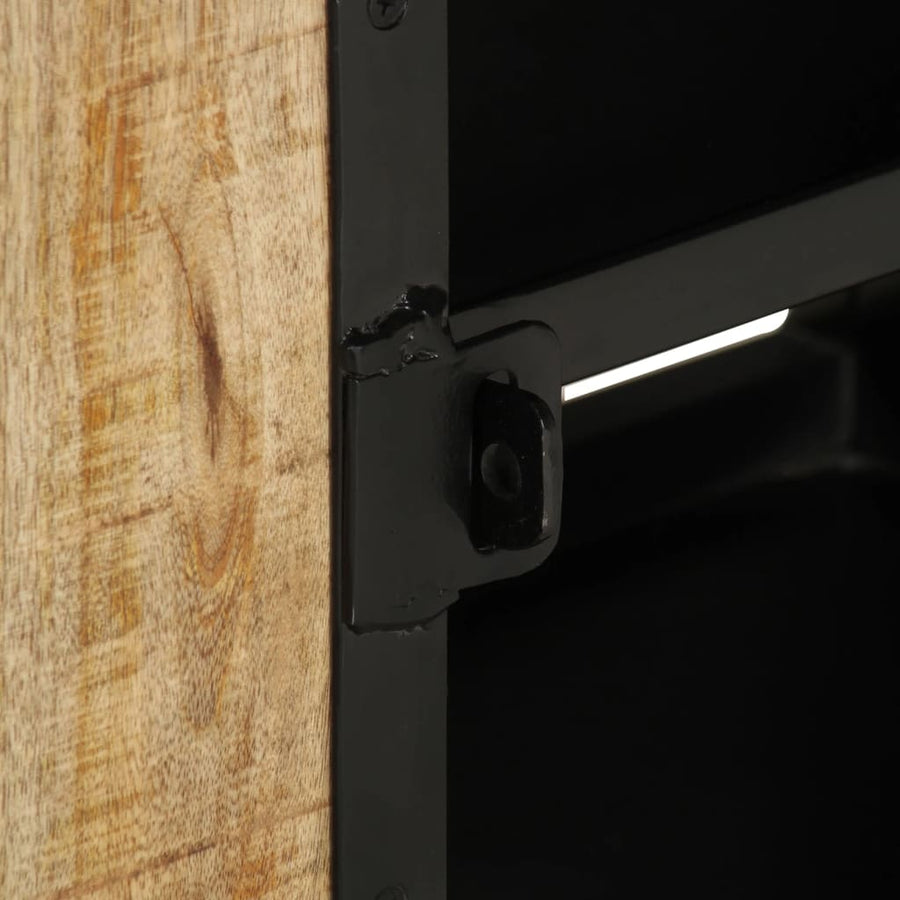 Tv-Meubel Ruw Mangohout 110 x 30 x 45 cm Bruin