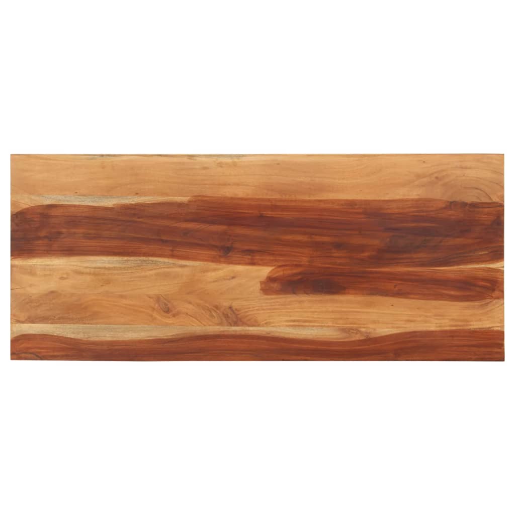 Tafelblad 140X60X(2,5-2,7) Cm Massief Sheeshamhout 140 x 60 cm 25-27 mm massief sheesham hout