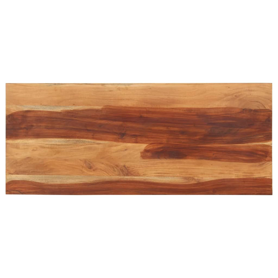 Tafelblad 140X60X(2,5-2,7) Cm Massief Sheeshamhout 140 x 60 cm 25-27 mm massief sheesham hout