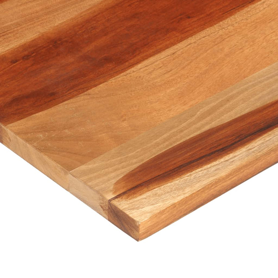 Tafelblad 140X60X(2,5-2,7) Cm Massief Sheeshamhout 140 x 60 cm 25-27 mm massief sheesham hout