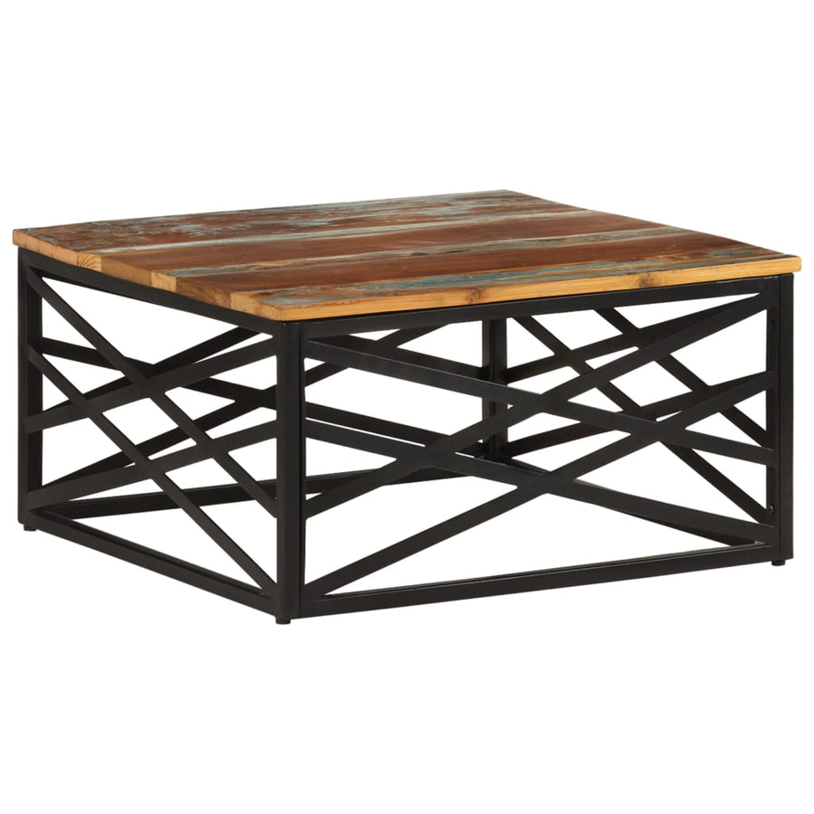 Salontafel 68X68X35 Cm Massief Gerecycled Hout solid reclaimed wwood