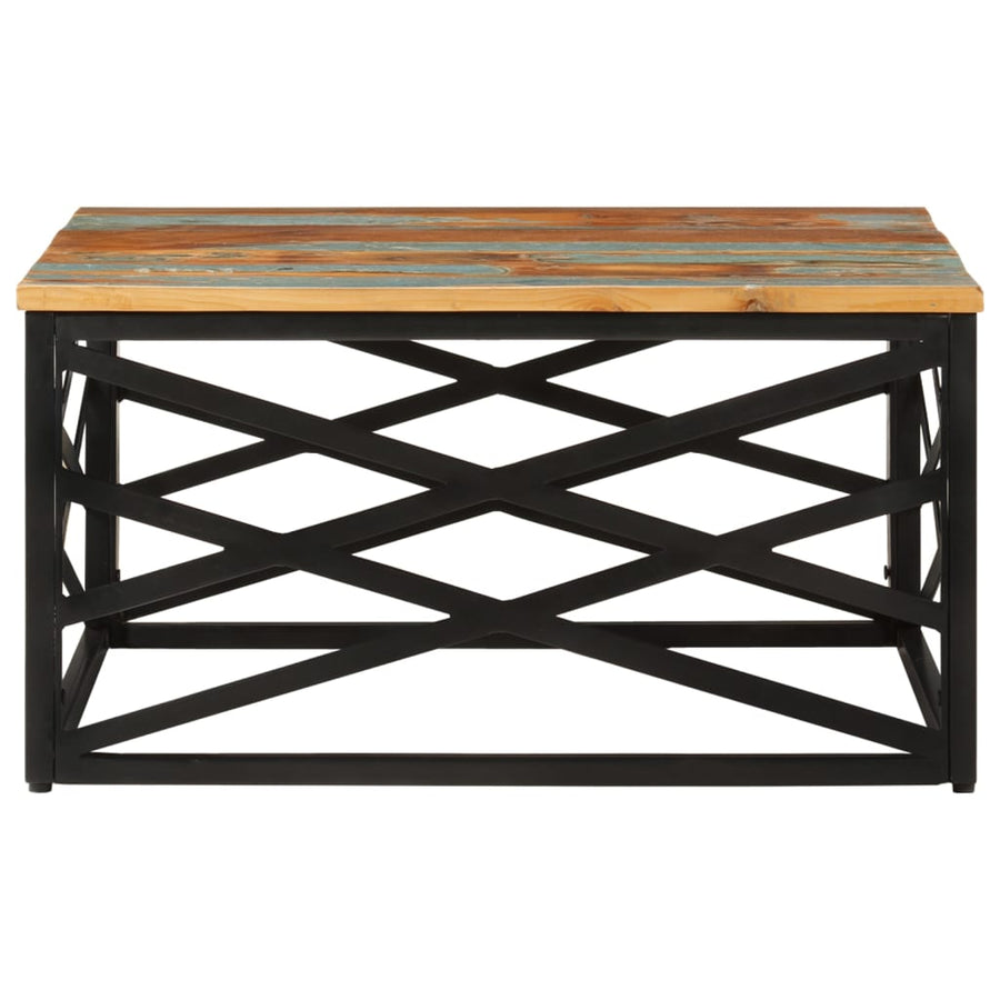 Salontafel 68X68X35 Cm Massief Gerecycled Hout solid reclaimed wwood