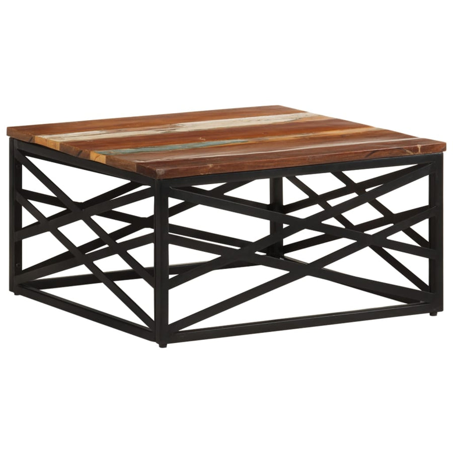 Salontafel 68X68X35 Cm Massief Gerecycled Hout solid reclaimed wwood