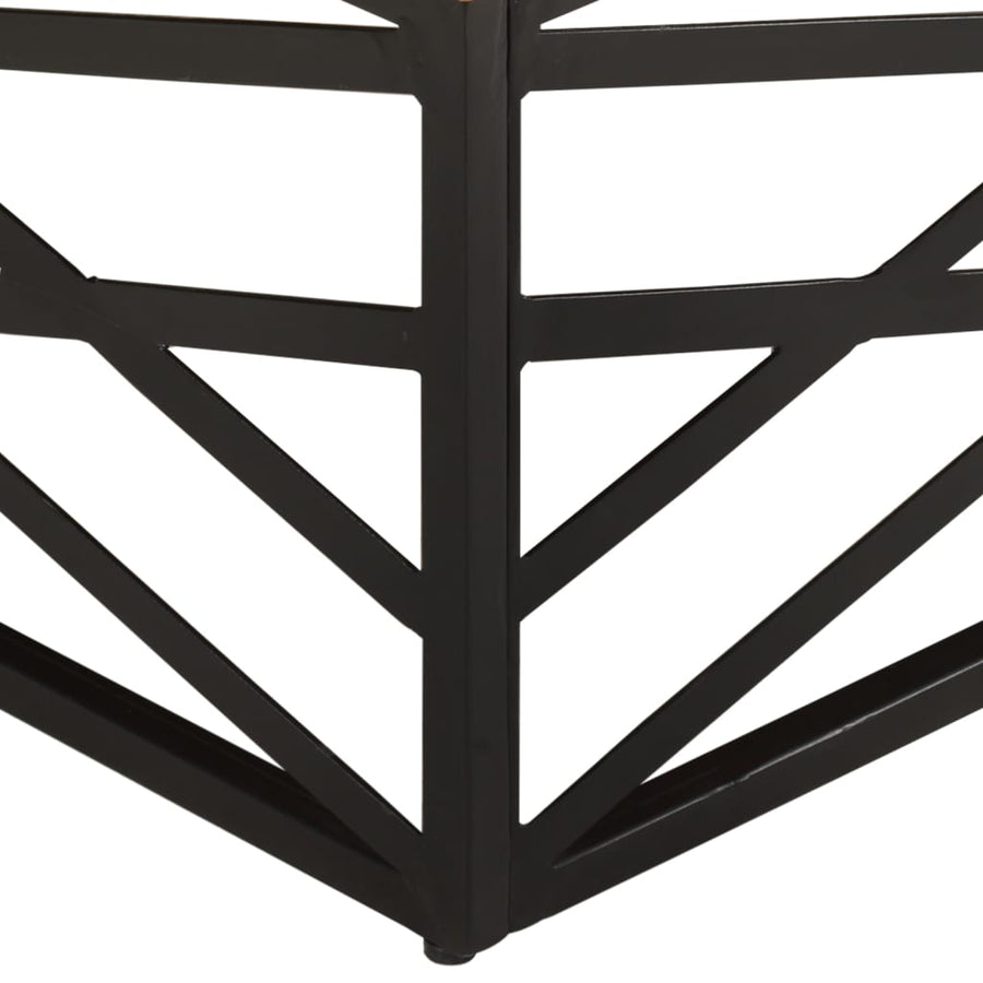 Salontafel 68X68X35 Cm Massief Gerecycled Hout solid reclaimed wwood