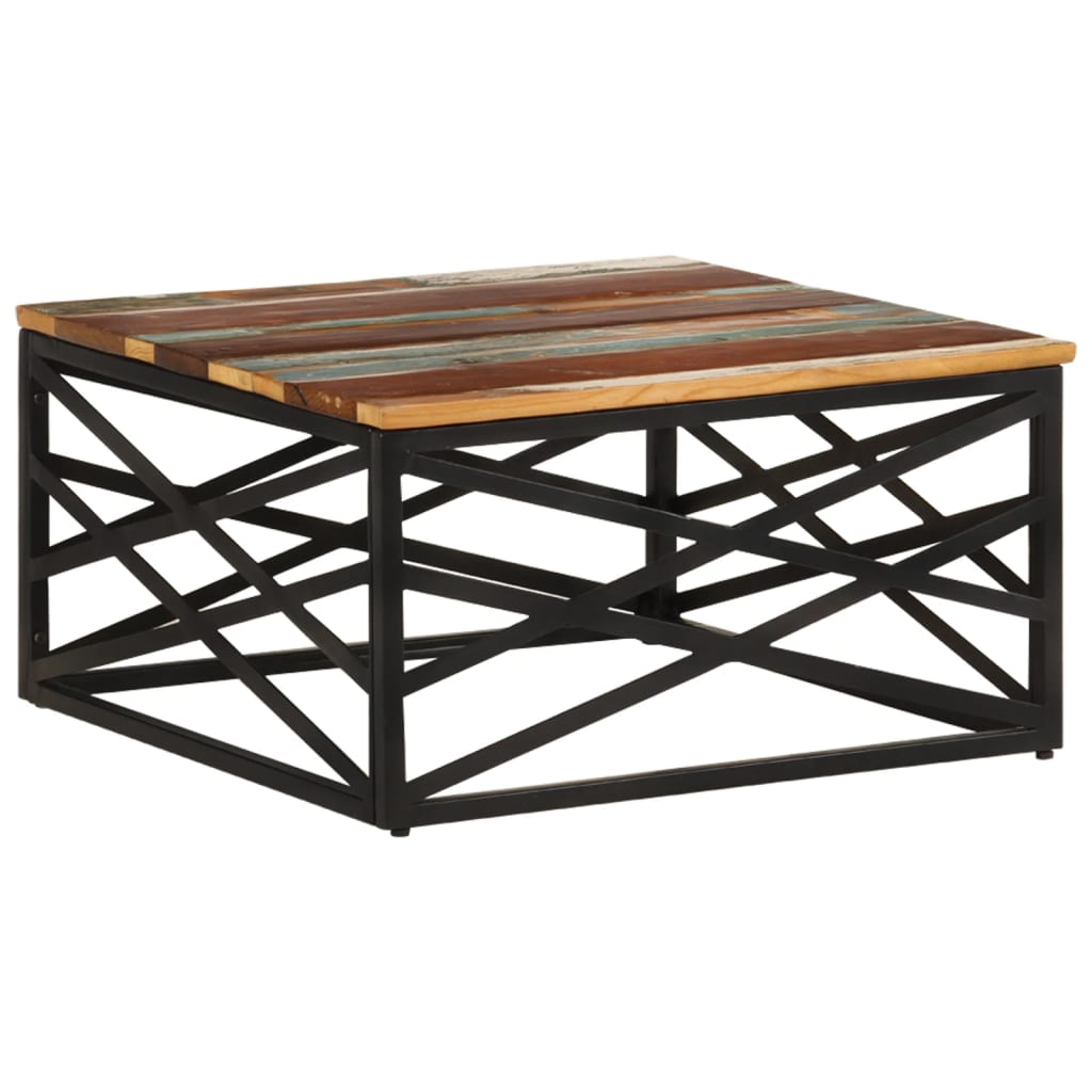 Salontafel 68X68X35 Cm Massief Gerecycled Hout solid reclaimed wwood
