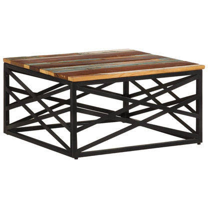 Salontafel 68X68X35 Cm Massief Gerecycled Hout solid reclaimed wwood