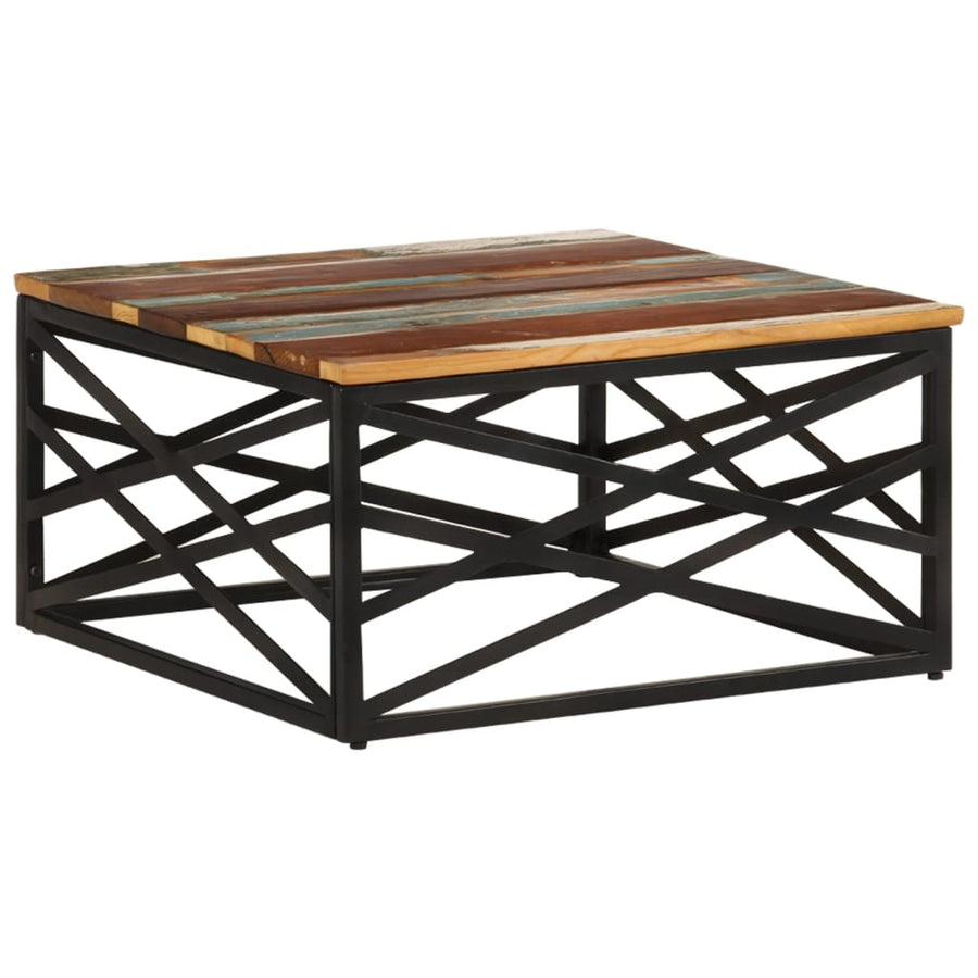 Salontafel 68X68X35 Cm Massief Gerecycled Hout solid reclaimed wwood