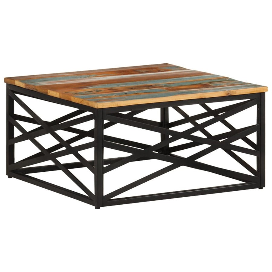 Salontafel 68X68X35 Cm Massief Gerecycled Hout solid reclaimed wwood