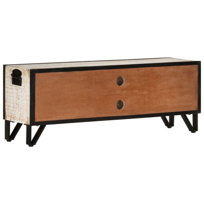 Tv-Meubel 110X30X41 Cm Massief Acaciahout