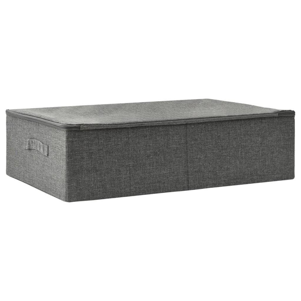 Opbergbox 70X40X8 Cm Stof Kleurig 1 Antraciet