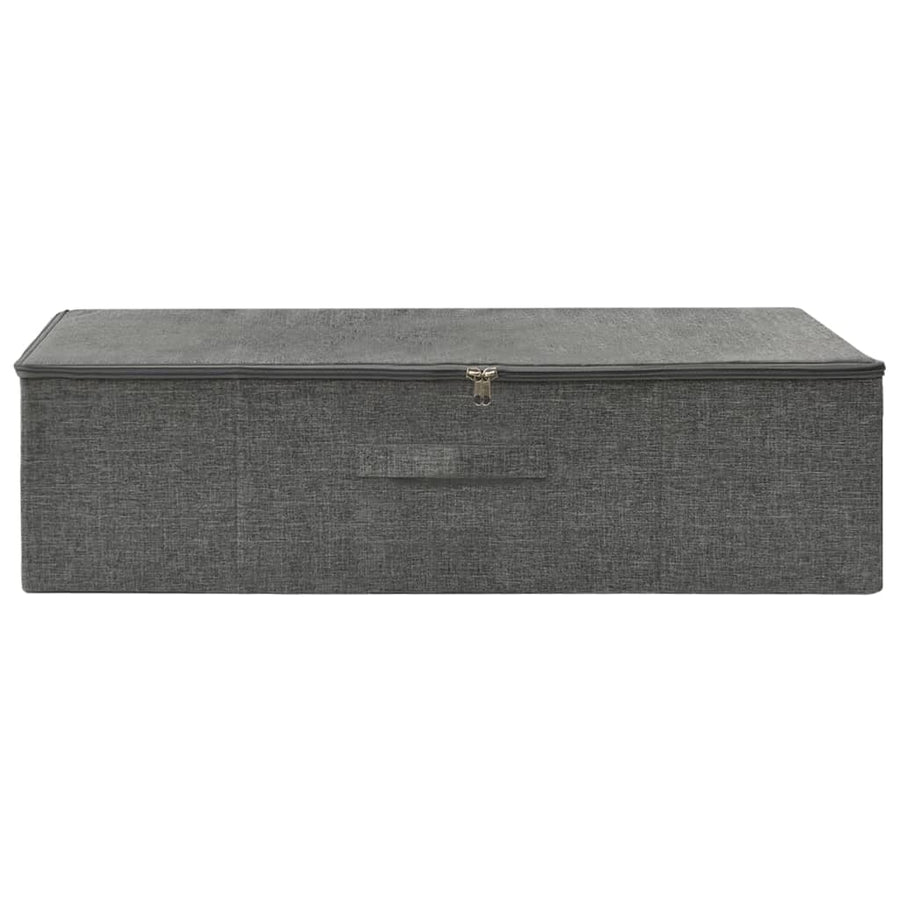Opbergbox 70X40X8 Cm Stof Kleurig 1 Antraciet