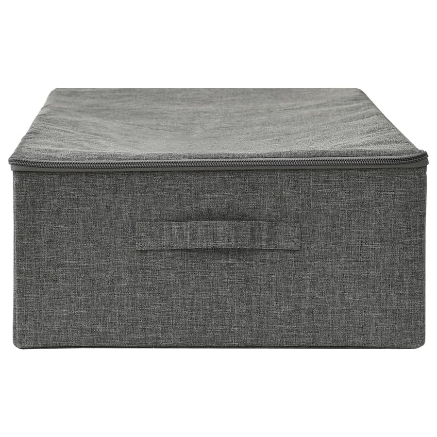 Opbergbox 70X40X8 Cm Stof Kleurig 1 Antraciet