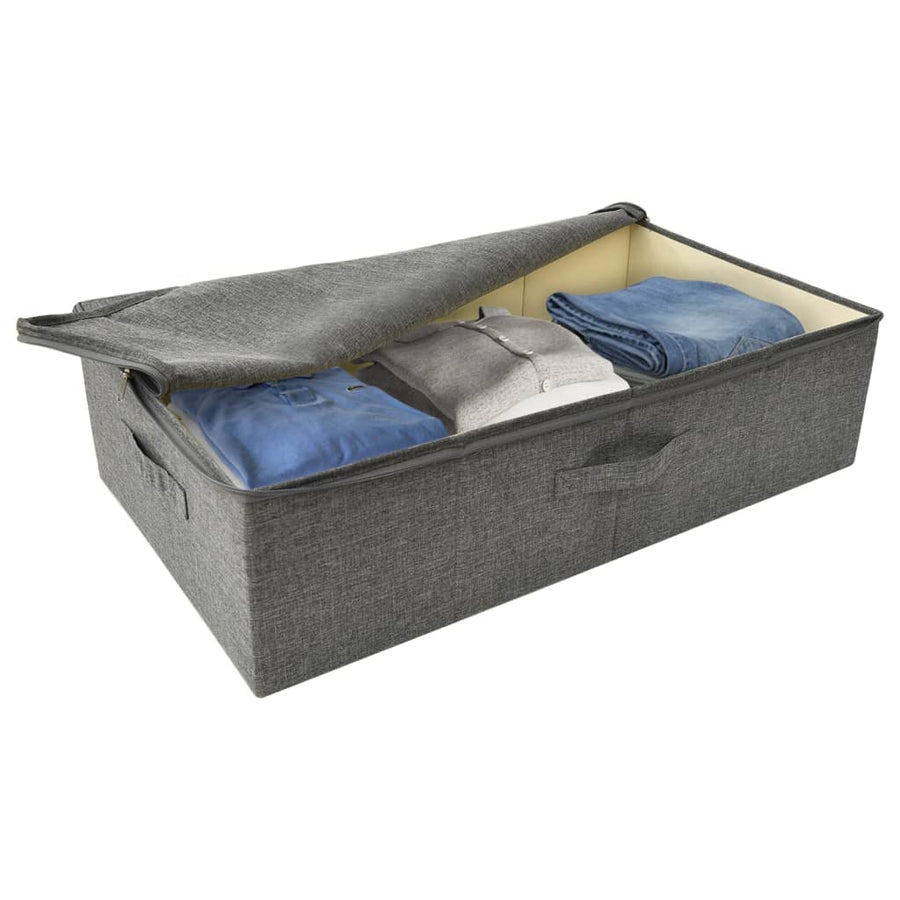 Opbergbox 70X40X8 Cm Stof Kleurig 1 Antraciet